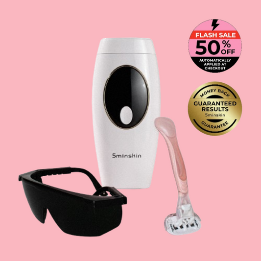 5MINSKIN AT-HOME LASER HAIR REMOVAL HANDSET - 50% OFF CHRISTMAS SALE